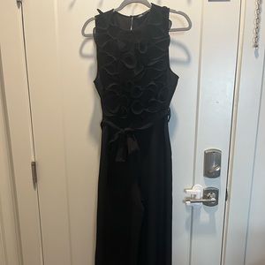 ZARA PLEATED RUFFLED JUMPSUIT (Large)